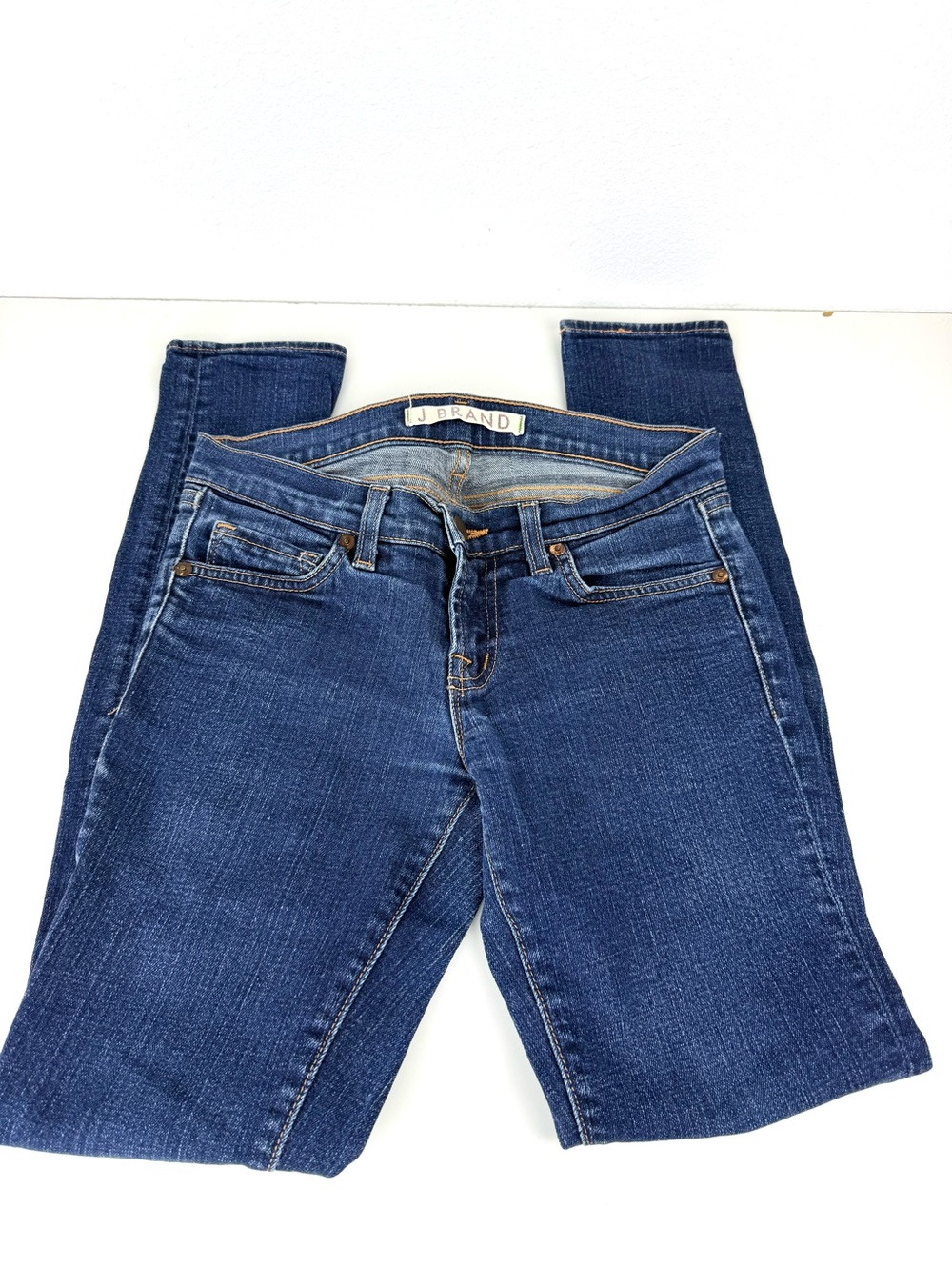 J Brand Dark Blue Skinny Jeans 25